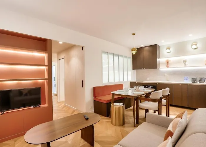 Apartman Sublime Duplex Avec Salle De Cinema Párizs